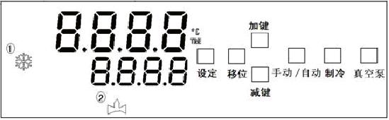 冻干机操作面板