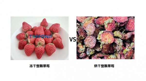 冷冻干燥机冻干草莓，营养保留、色泽如初