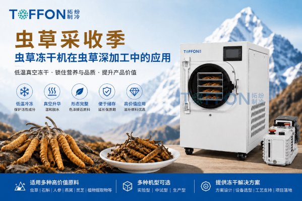 虫草采收季，虫草冻干机在虫草深加工中的应用